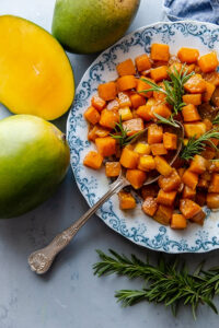 Thanksgiving Recipes - Mango Roasted Butternut Squash