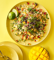 Arroz De Coliflor Y Mango