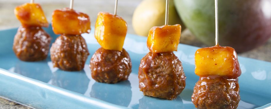 Chipotle Mango Meatballs