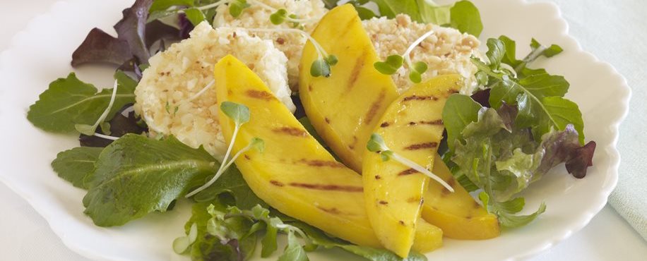 Grilled Mango & Goat Cheese Salad