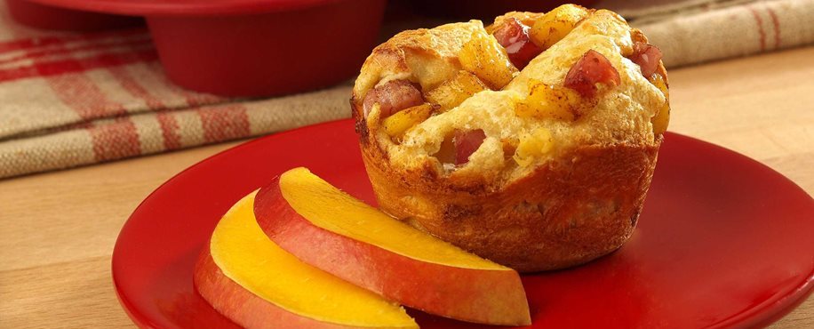 Mango and Ham Popovers
