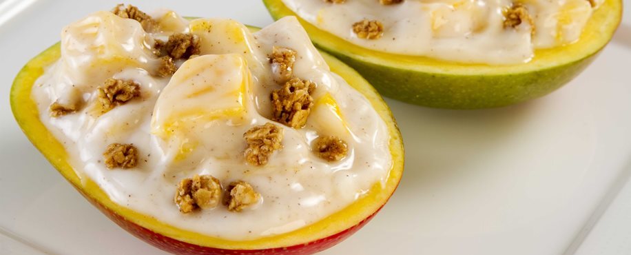 Mango Yogurt and Granola Bowl