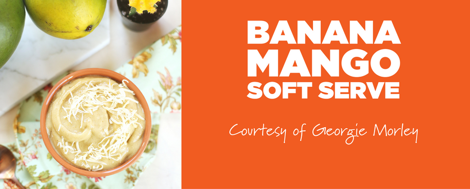 Banana Mango Soft Serve
