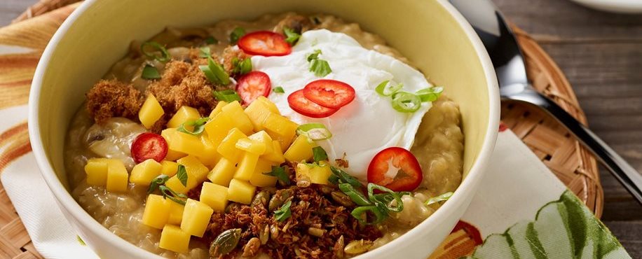 Fresh Mango Oatmeal Congee