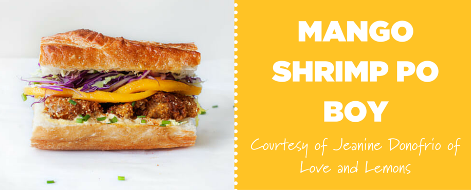Mango Shrimp Po Boy
