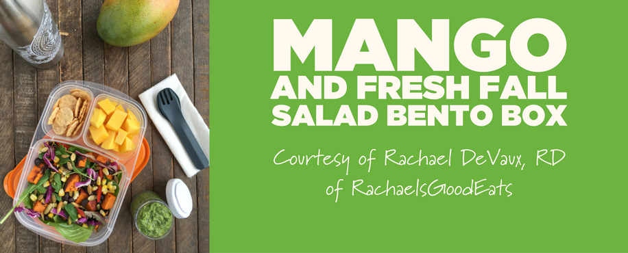 Mango and Fresh Fall Salad Bento Box
