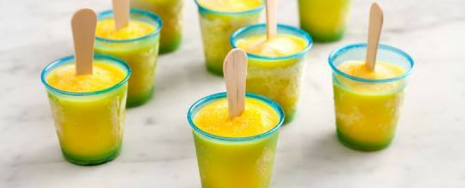 Mango Lime Popsicles