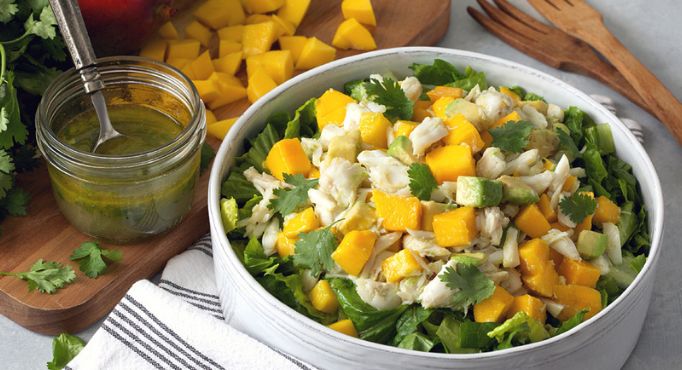 Mango Crab Avocado Salad