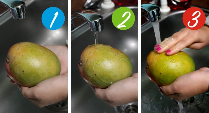 How to Clean a Mango 2