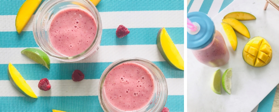 Mango Berry Lime Smoothie