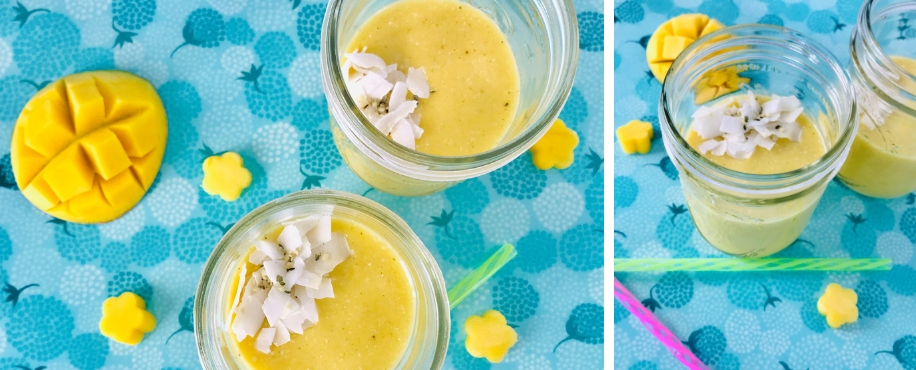 Batido De Menta Y Mango
