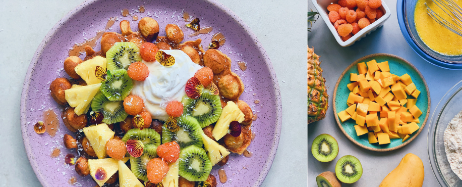 Puffy Waffles Recipe-Header